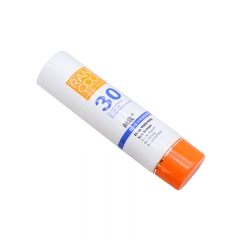 Hot Sale 80g Flat Sunscreen White Plastic Squeeze Tubes For Cosmetics