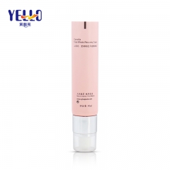 Wholesale Pink Foundation Cosmetic Squeeze PE Tubes With Airless Pump