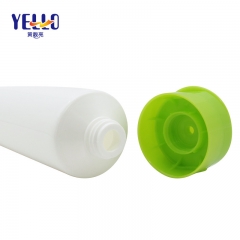 250ml Round White Plastic Cosmetic Cream Tube For Hair Shampoo And Conditioner