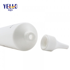 White 120ml Haircare Shampoo Cosmetic Tube With Special Nozzle Cap