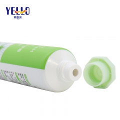 Fancy Laminated Natural Hand Cream Cosmetic Tubes With Octagonal Caps