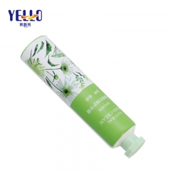 Fancy Laminated Natural Hand Cream Cosmetic Tubes With Octagonal Caps