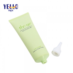 Fast Delivery Green Empty Plastic Squeeze Nozzle Tube For Hair Care