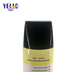 100ml Oval Flat Customized Squeezing Tube Packaging For Face Wash Cleanser