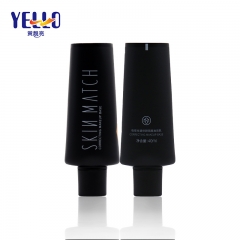 Custom Black Oval Primer Packaging 40ml Cosmetic Tubes