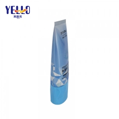 Factory Custoized Blue PE Plastic Cosmetic Container Sunscreen Cream Tube