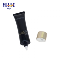 Wholesale Black Cosmetic Tube 20ml With Golden Double Wall Cap