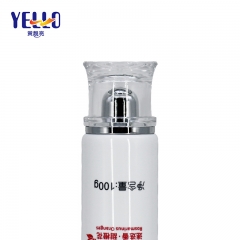 Skincare Packaging 100ml Plastic Lotion Tube With Acrylic Cap