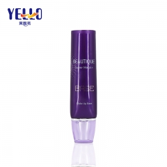 Personal Care OEM 100ml Purple Oval Cosmetic Tube For Sunscreen