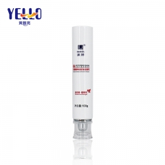 Skincare Packaging 100ml Plastic Lotion Tube With Acrylic Cap