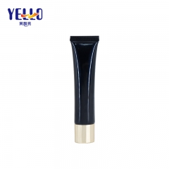 Wholesale Black Cosmetic Tube 20ml With Golden Double Wall Cap