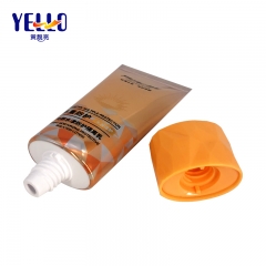 50ml Sun Block Tube Sunscreen Oval Cosmetic Packaging ABL Laminated Tube
