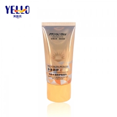 50ml Sun Block Tube Sunscreen Oval Cosmetic Packaging ABL Laminated Tube