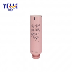 Matte Pink Plastic Tubes, Conditioner Packaging 80g With Octagonal Cover