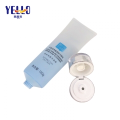 120g Gradient Blue Plastic Packaging Matte Soft Squeeze Tube 