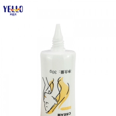 Nozzle Plastic Cosmetic Soft Tube 30ml With Custom Color And Logo