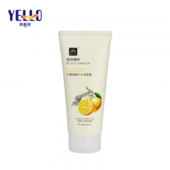 High Quality Yellow Packaging Plastic Face Wash Squeeze Tube