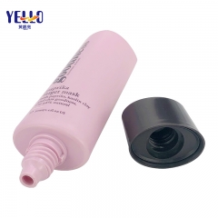 Custom 30Ml 1OZ Pink Cosmetic Soft Concealer Tubes With Offset Print