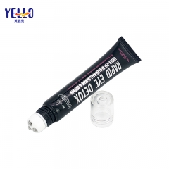 15ml 20ml LDPE Eye Cream Cosmetic Tubes With Three Roller Balls