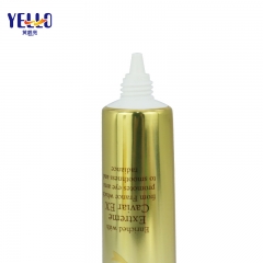Luxury Gold Eye Cream Tubes, ABL Nozzle Cosmetic Packaging Tube