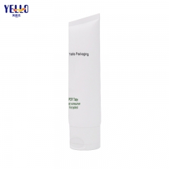 OEM Custom Matte White PCR Lotion Tubes Facial Cleanser Cosmetic Tubes
