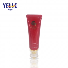 Red 50g Body Cream Tube Squeeze Tube Packaging For Cosmetics