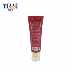 Red 50g Body Cream Tube Squeeze Tube Packaging For Cosmetics