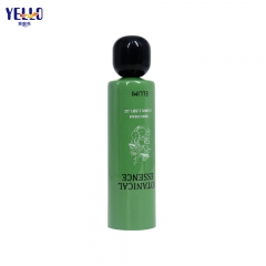 50ml Green Plastic Cosmetic Squeeze Tubes For Cream With Nozzle