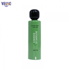 50ml Green Plastic Cosmetic Squeeze Tubes For Cream With Nozzle