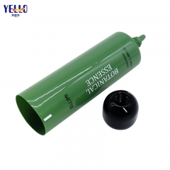 50ml Green Plastic Cosmetic Squeeze Tubes For Cream With Nozzle