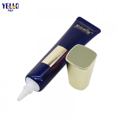 Blue Refillable Eye Cream Empty Plastic Cosmetic Soft Tubes 20ml