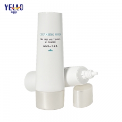 Refillable White Face Wash Hand Lotion Tube Empty Wholesale For Cosmetic