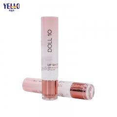 Custom Empty Clear 15 ml Lipgloss Tubes Whoesale Squeeze Lip Balm Tube