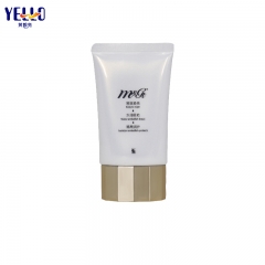 1 OZ Empty Squeeze Cosmetic Tube For Cream With Unique Gold Cap