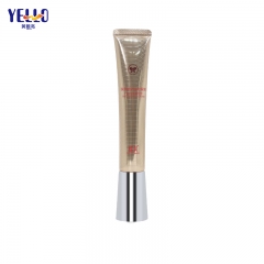 Empty Laminated Cosmetic Soft Tube With Silver Cap For Eye Cream