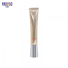 Empty Laminated Cosmetic Soft Tube With Silver Cap For Eye Cream