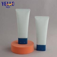 Cute Triangle Empty Soft Cosmetic Squeeze Tubes Matte Blue For Cream