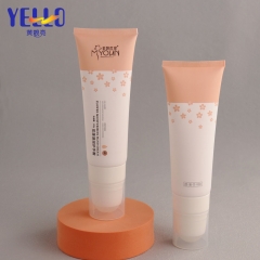 Fancy Cosmetic Squeeze Tube Packaging With Single Plastic Roller Ball