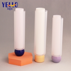 Customize Dual Chamber Tube Transparent Cosmetic Plastic Cream Tubes