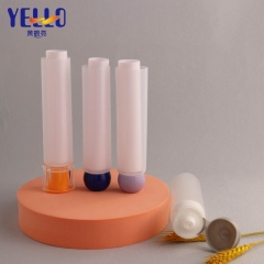 Customize Dual Chamber Tube Transparent Cosmetic Plastic Cream Tubes