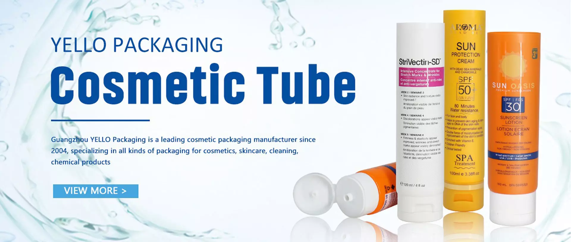 Cosmetic Tube With Flip Cap