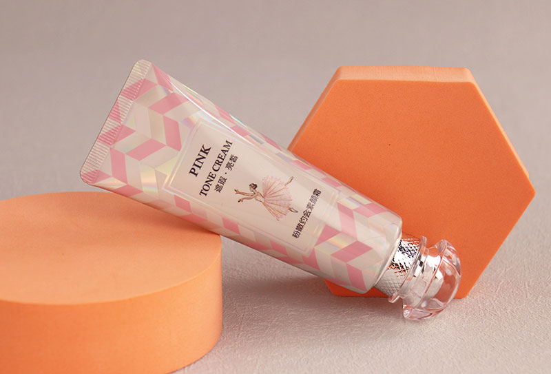 Refillable Lotion Cosmetic Tubes For Cream With Acrylic Cap