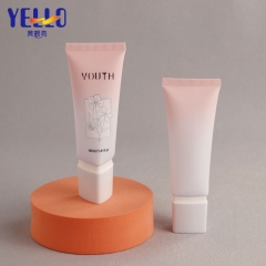 40ml 1.41OZ Pink Triangular Cosmetic Cream Tubes Packaging With Nozzle