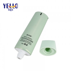 Empty Green 100Ml Plastic Facial Wash Lotion Squeeze Tubes With Caps