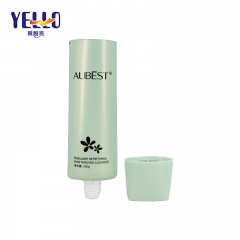 Empty Green 100Ml Plastic Facial Wash Lotion Squeeze Tubes With Caps