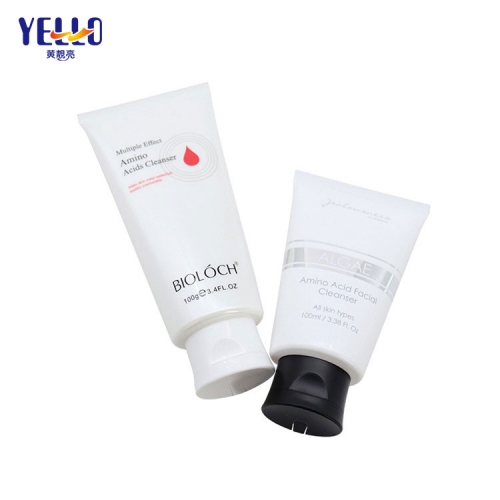 100ml Man Acid Cleanser Plastic Squeeze Tube For Cosmetic Packaging