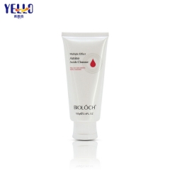 100ml Man Acid Cleanser Plastic Squeeze Tube For Cosmetic Packaging