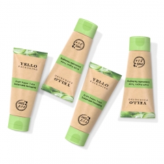 Kraft Paper Eco Friendly Soft Lotion Squeeze Tubes For Cosmetics