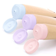 Kraft Paper Eco Friendly Soft Lotion Squeeze Tubes For Cosmetics