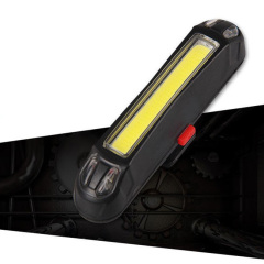 XANES 2 in 1 500LM Bicycle USB Rechargeable LED Bike Front Light Taillight Ultralight Warning Night Light